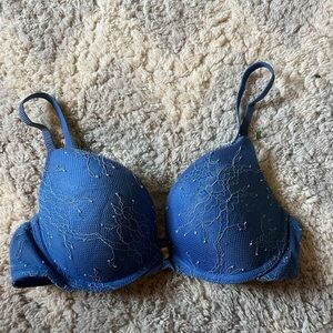 Aerie Brooke Black Lace Push Up Bra